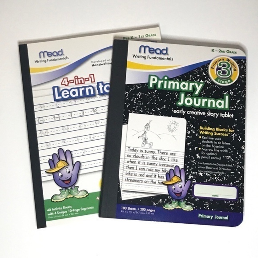 NEW Mead Writing Fund. 4 in 1 Learn to Letter PreK-1st and Primary Journal K-2nd